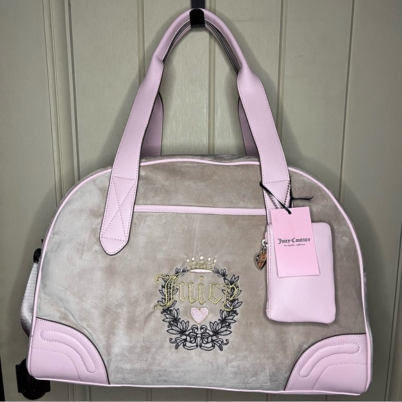 Juicy Couture Bundle - Heritage Weekender Bag & Heritage Backpack in Cafe - Picture 3 of 4